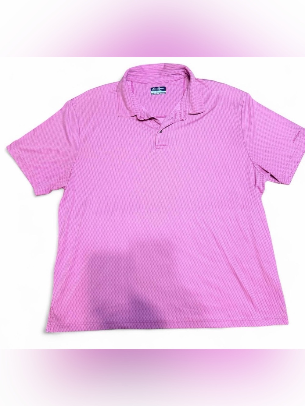 Hogan Men's Polo Shirt in Bright Pink